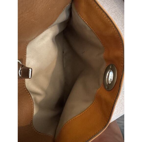 Coach Park Colorblock Brown Leather Hobo Bag 13.5"L x 3"W x 12.5"H Tote F24369 - Picture 11 of 14